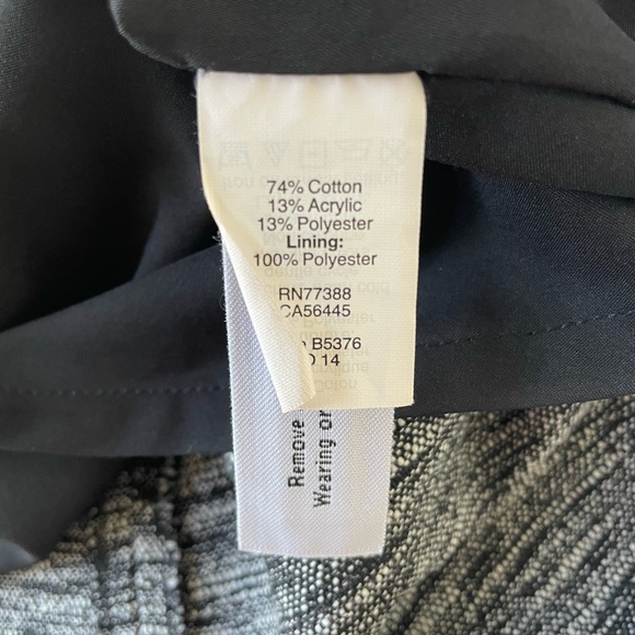 EUC Madewell Tweed Skater Dress With Faux Leather Trim - Picture 6 of 7